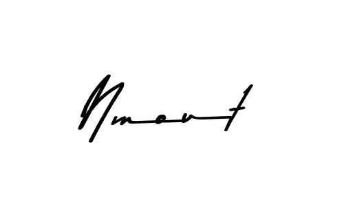 Use a signature maker to create a handwritten signature online. With this signature software, you can design (Asem Kandis PERSONAL USE) your own signature for name Nmout. Nmout signature style 9 images and pictures png