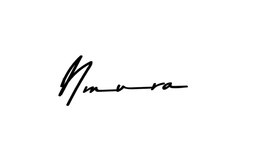 Create a beautiful signature design for name Nmura. With this signature (Asem Kandis PERSONAL USE) fonts, you can make a handwritten signature for free. Nmura signature style 9 images and pictures png