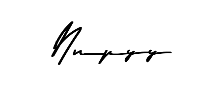 The Asem Kandis PERSONAL USE handwriting style adds charm and authenticity to name Nnpyy. A wonderful choice for personal thank-you notes. Nnpyy signature style 9 images and pictures png