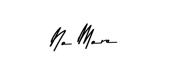 Also You can easily find your signature by using the search form. We will create No More name handwritten signature images for you free of cost using Asem Kandis PERSONAL USE sign style. No More signature style 9 images and pictures png