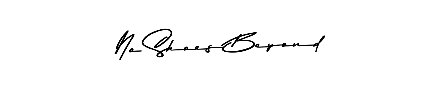 The best way (Asem Kandis PERSONAL USE) to make a short signature is to pick only two or three words in your name. The name No Shoes Beyond include a total of six letters. For converting this name. No Shoes Beyond signature style 9 images and pictures png