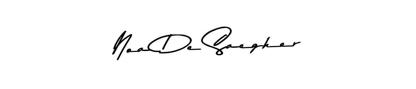 Design your own signature with our free online signature maker. With this signature software, you can create a handwritten (Asem Kandis PERSONAL USE) signature for name Noa De Saegher. Noa De Saegher signature style 9 images and pictures png
