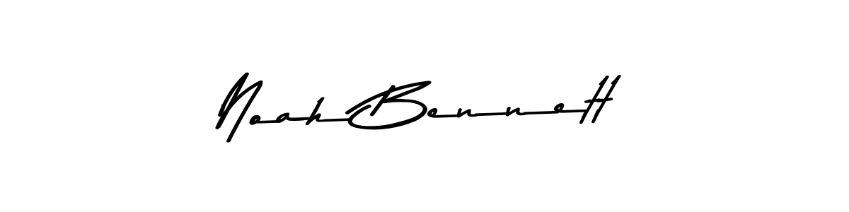 How to make Noah Bennett name signature. Use Asem Kandis PERSONAL USE style for creating short signs online. This is the latest handwritten sign. Noah Bennett signature style 9 images and pictures png