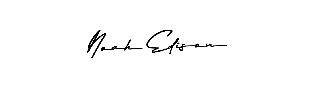 Use a signature maker to create a handwritten signature online. With this signature software, you can design (Asem Kandis PERSONAL USE) your own signature for name Noah Edison. Noah Edison signature style 9 images and pictures png