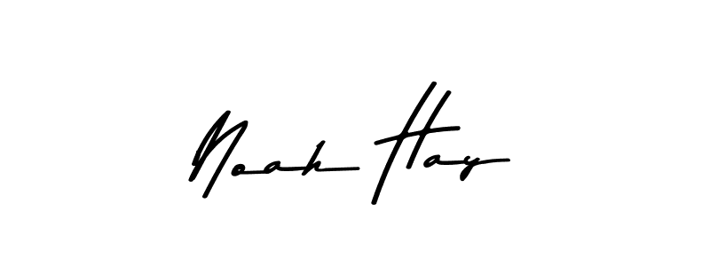 Make a beautiful signature design for name Noah Hay. With this signature (Asem Kandis PERSONAL USE) style, you can create a handwritten signature for free. Noah Hay signature style 9 images and pictures png