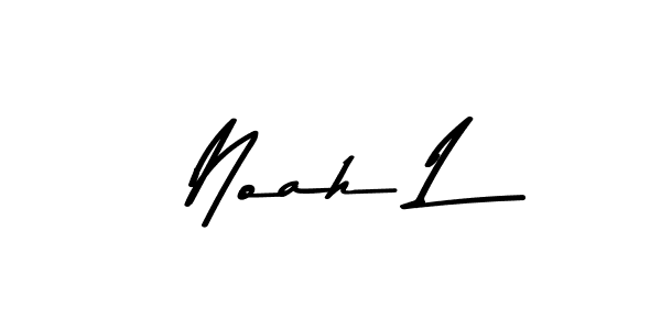 Asem Kandis PERSONAL USE is a professional signature style that is perfect for those who want to add a touch of class to their signature. It is also a great choice for those who want to make their signature more unique. Get Noah L name to fancy signature for free. Noah L signature style 9 images and pictures png