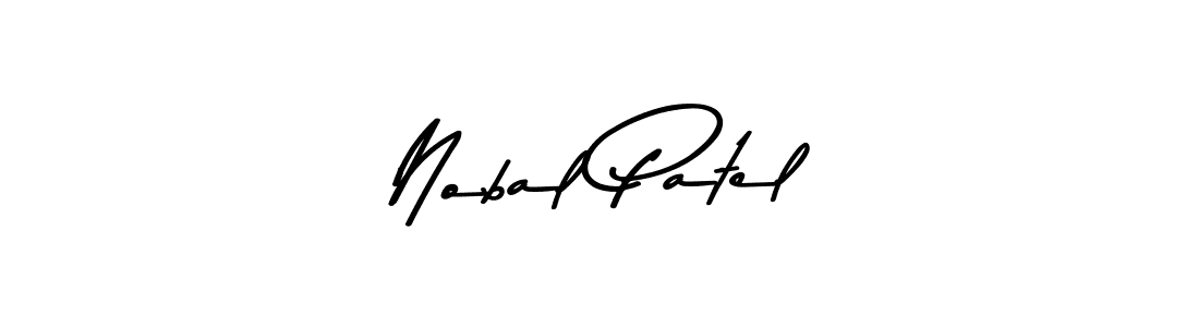 Similarly Asem Kandis PERSONAL USE is the best handwritten signature design. Signature creator online .You can use it as an online autograph creator for name Nobal Patel. Nobal Patel signature style 9 images and pictures png