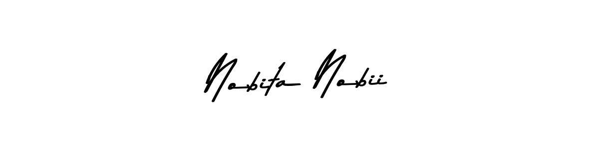 Nobita Nobii stylish signature style. Best Handwritten Sign (Asem Kandis PERSONAL USE) for my name. Handwritten Signature Collection Ideas for my name Nobita Nobii. Nobita Nobii signature style 9 images and pictures png