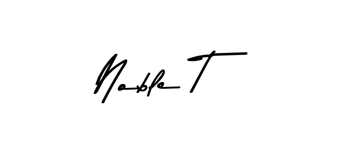 Also we have Noble T name is the best signature style. Create professional handwritten signature collection using Asem Kandis PERSONAL USE autograph style. Noble T signature style 9 images and pictures png