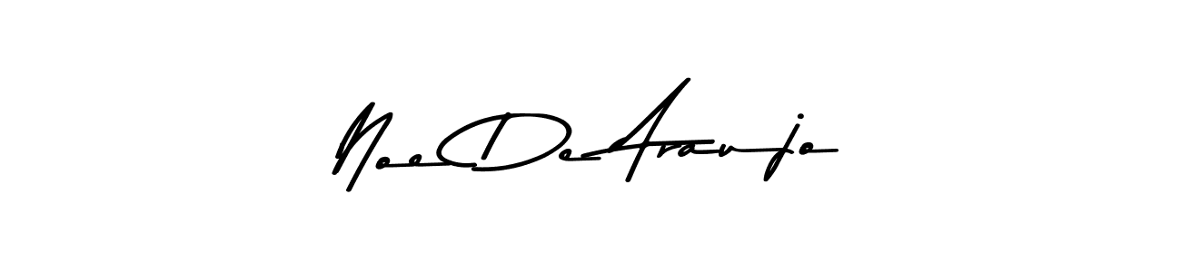 The best way (Asem Kandis PERSONAL USE) to make a short signature is to pick only two or three words in your name. The name Noe De Araujo include a total of six letters. For converting this name. Noe De Araujo signature style 9 images and pictures png