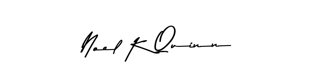 How to make Noel K Quinn name signature. Use Asem Kandis PERSONAL USE style for creating short signs online. This is the latest handwritten sign. Noel K Quinn signature style 9 images and pictures png