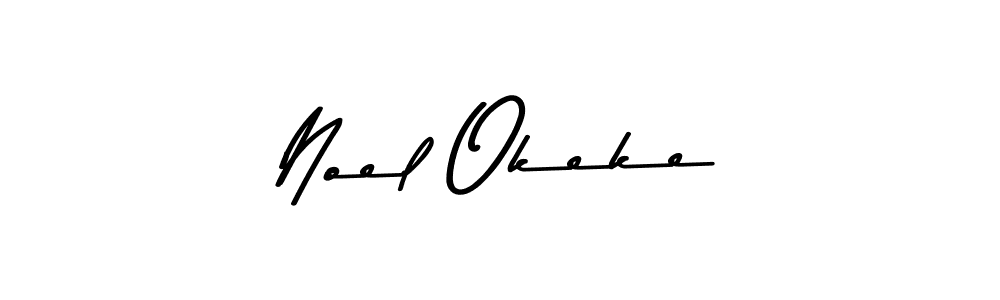 Design your own signature with our free online signature maker. With this signature software, you can create a handwritten (Asem Kandis PERSONAL USE) signature for name Noel Okeke. Noel Okeke signature style 9 images and pictures png