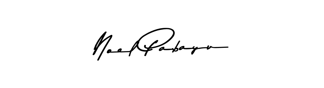 if you are searching for the best signature style for your name Noel Pabayu. so please give up your signature search. here we have designed multiple signature styles  using Asem Kandis PERSONAL USE. Noel Pabayu signature style 9 images and pictures png