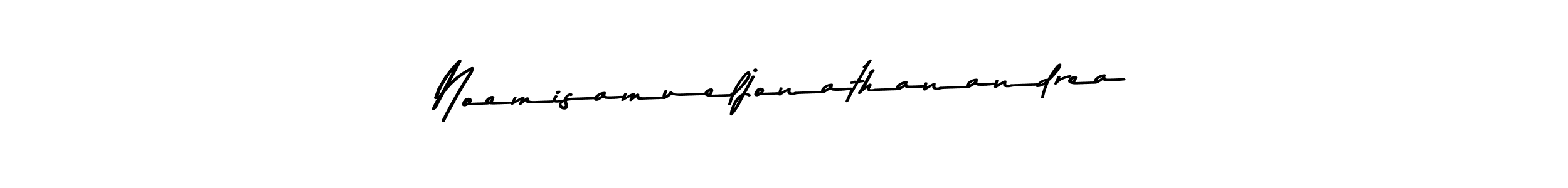 How to make Noemisamueljonathanandrea signature? Asem Kandis PERSONAL USE is a professional autograph style. Create handwritten signature for Noemisamueljonathanandrea name. Noemisamueljonathanandrea signature style 9 images and pictures png