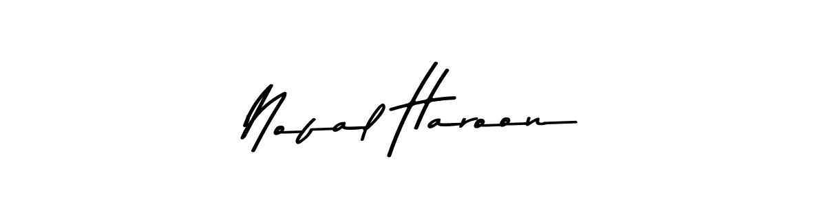 Similarly Asem Kandis PERSONAL USE is the best handwritten signature design. Signature creator online .You can use it as an online autograph creator for name Nofal Haroon. Nofal Haroon signature style 9 images and pictures png