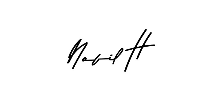 Check out images of Autograph of Nofil H name. Actor Nofil H Signature Style. Asem Kandis PERSONAL USE is a professional sign style online. Nofil H signature style 9 images and pictures png
