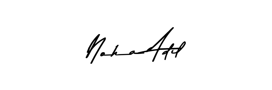 Here are the top 10 professional signature styles for the name Noha Adil. These are the best autograph styles you can use for your name. Noha Adil signature style 9 images and pictures png