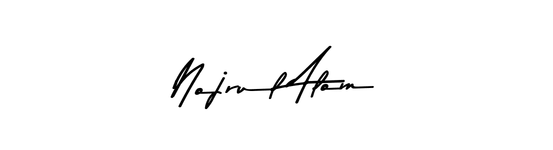 Also You can easily find your signature by using the search form. We will create Nojrul Alom name handwritten signature images for you free of cost using Asem Kandis PERSONAL USE sign style. Nojrul Alom signature style 9 images and pictures png