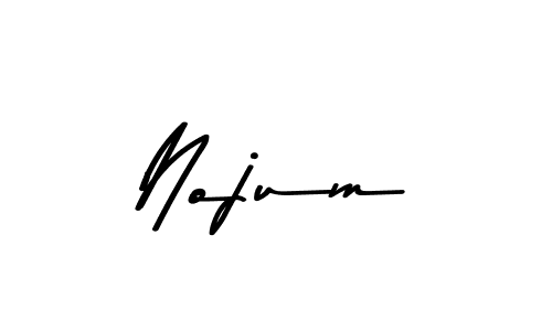 Use a signature maker to create a handwritten signature online. With this signature software, you can design (Asem Kandis PERSONAL USE) your own signature for name Nojum. Nojum signature style 9 images and pictures png