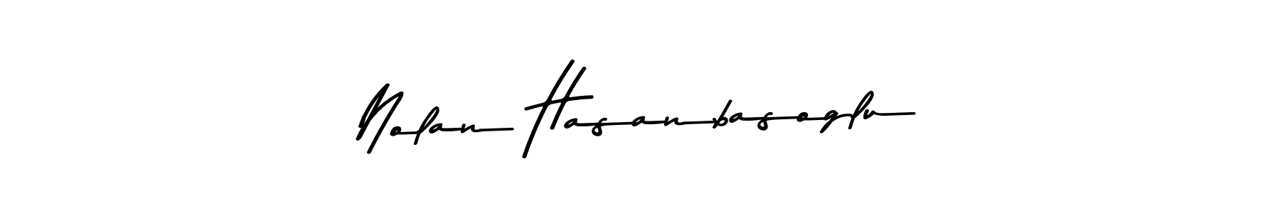 Also You can easily find your signature by using the search form. We will create Nolan Hasanbasoglu name handwritten signature images for you free of cost using Asem Kandis PERSONAL USE sign style. Nolan Hasanbasoglu signature style 9 images and pictures png
