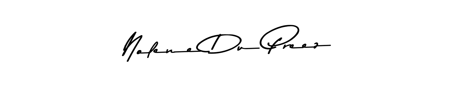 if you are searching for the best signature style for your name Nolene Du Preez. so please give up your signature search. here we have designed multiple signature styles  using Asem Kandis PERSONAL USE. Nolene Du Preez signature style 9 images and pictures png