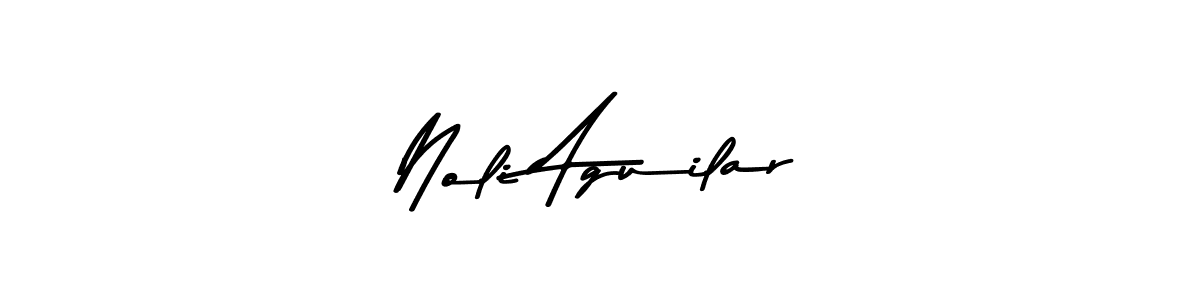 Make a beautiful signature design for name Noli Aguilar. With this signature (Asem Kandis PERSONAL USE) style, you can create a handwritten signature for free. Noli Aguilar signature style 9 images and pictures png