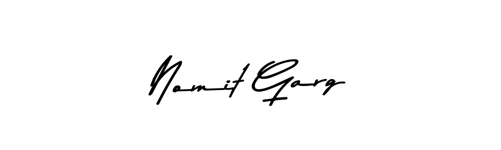 Here are the top 10 professional signature styles for the name Nomit Garg. These are the best autograph styles you can use for your name. Nomit Garg signature style 9 images and pictures png