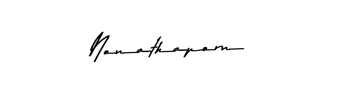 It looks lik you need a new signature style for name Nonathaporn. Design unique handwritten (Asem Kandis PERSONAL USE) signature with our free signature maker in just a few clicks. Nonathaporn signature style 9 images and pictures png