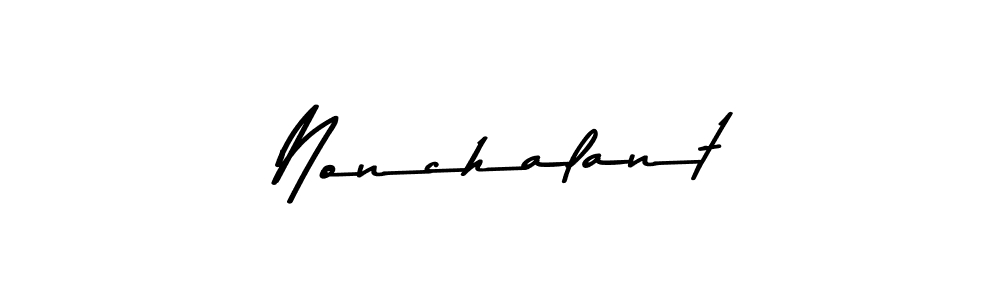 The best way (Asem Kandis PERSONAL USE) to make a short signature is to pick only two or three words in your name. The name Nonchalant include a total of six letters. For converting this name. Nonchalant signature style 9 images and pictures png