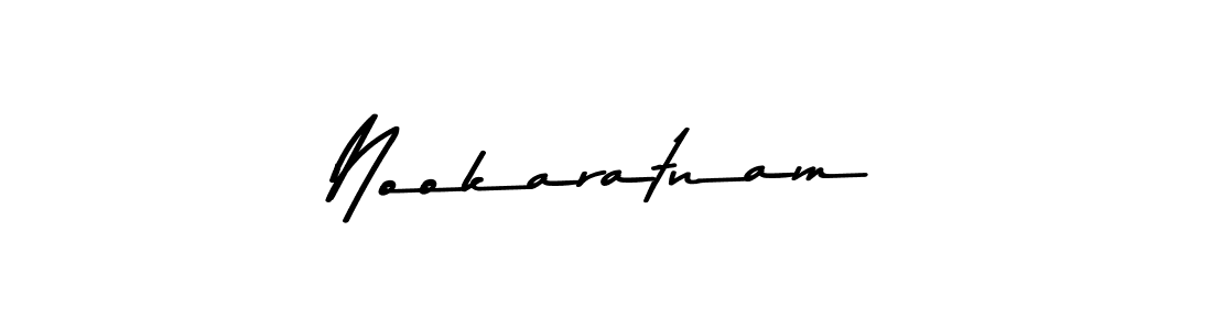 Also we have Nookaratnam name is the best signature style. Create professional handwritten signature collection using Asem Kandis PERSONAL USE autograph style. Nookaratnam signature style 9 images and pictures png