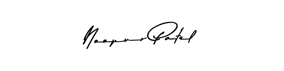 Noopur Patel stylish signature style. Best Handwritten Sign (Asem Kandis PERSONAL USE) for my name. Handwritten Signature Collection Ideas for my name Noopur Patel. Noopur Patel signature style 9 images and pictures png