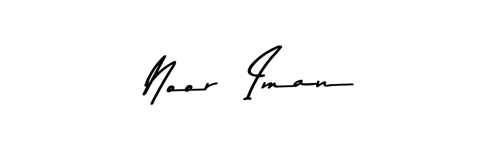Noor  Iman stylish signature style. Best Handwritten Sign (Asem Kandis PERSONAL USE) for my name. Handwritten Signature Collection Ideas for my name Noor  Iman. Noor  Iman signature style 9 images and pictures png