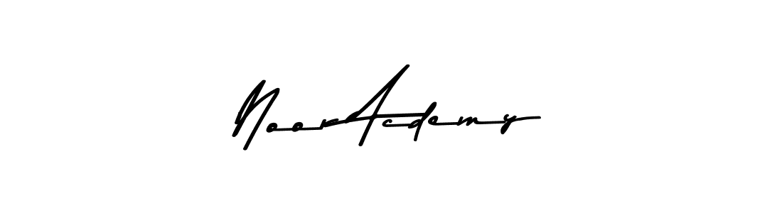 Make a beautiful signature design for name Noor Acdemy. With this signature (Asem Kandis PERSONAL USE) style, you can create a handwritten signature for free. Noor Acdemy signature style 9 images and pictures png
