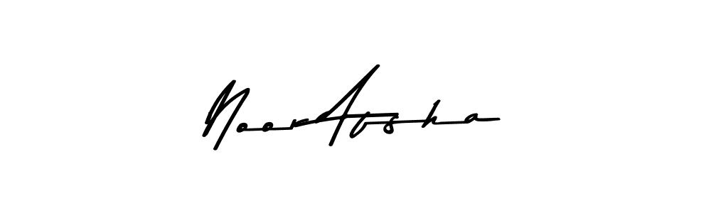 Create a beautiful signature design for name Noor Afsha. With this signature (Asem Kandis PERSONAL USE) fonts, you can make a handwritten signature for free. Noor Afsha signature style 9 images and pictures png