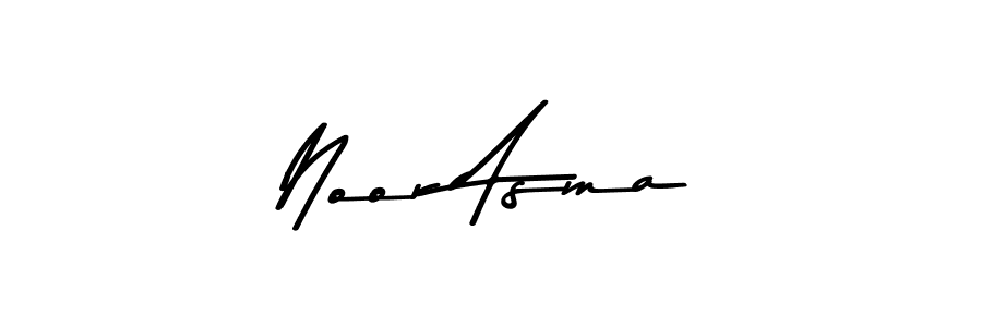 Use a signature maker to create a handwritten signature online. With this signature software, you can design (Asem Kandis PERSONAL USE) your own signature for name Noor Asma. Noor Asma signature style 9 images and pictures png