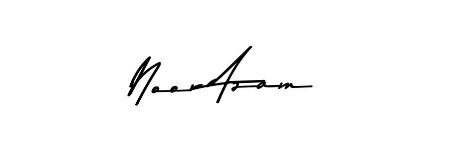 Use a signature maker to create a handwritten signature online. With this signature software, you can design (Asem Kandis PERSONAL USE) your own signature for name Noor Azam. Noor Azam signature style 9 images and pictures png