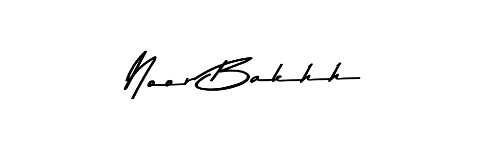 Create a beautiful signature design for name Noor Bakhh. With this signature (Asem Kandis PERSONAL USE) fonts, you can make a handwritten signature for free. Noor Bakhh signature style 9 images and pictures png
