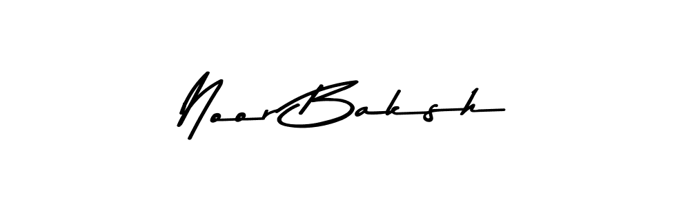 How to make Noor Baksh name signature. Use Asem Kandis PERSONAL USE style for creating short signs online. This is the latest handwritten sign. Noor Baksh signature style 9 images and pictures png