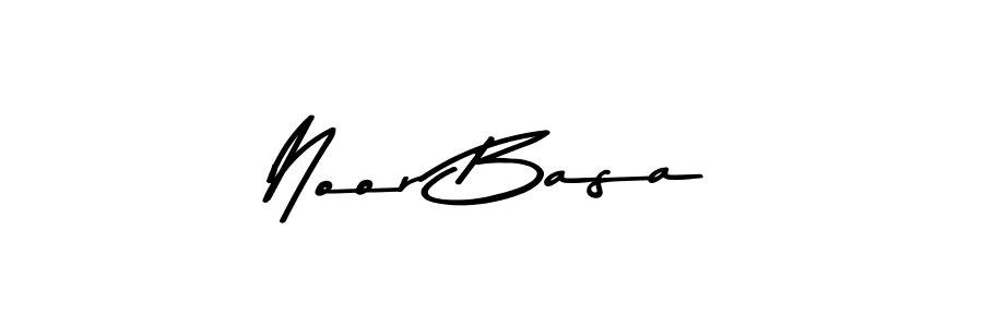 Create a beautiful signature design for name Noor Basa. With this signature (Asem Kandis PERSONAL USE) fonts, you can make a handwritten signature for free. Noor Basa signature style 9 images and pictures png