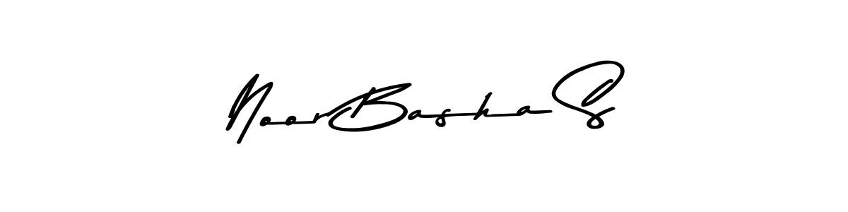 Create a beautiful signature design for name Noor Basha S. With this signature (Asem Kandis PERSONAL USE) fonts, you can make a handwritten signature for free. Noor Basha S signature style 9 images and pictures png