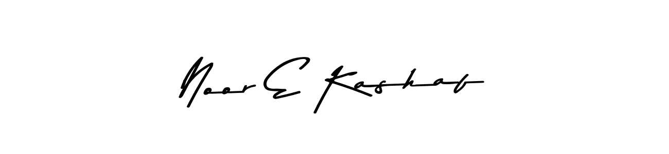 Create a beautiful signature design for name Noor E Kashaf. With this signature (Asem Kandis PERSONAL USE) fonts, you can make a handwritten signature for free. Noor E Kashaf signature style 9 images and pictures png