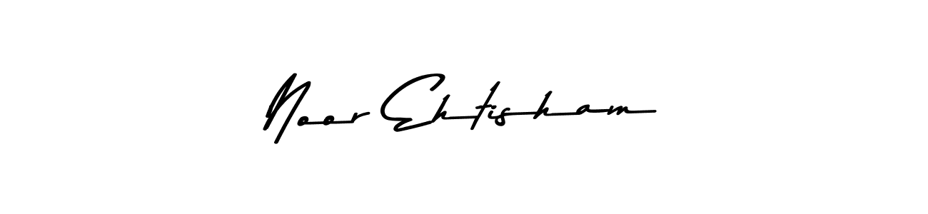 How to make Noor Ehtisham name signature. Use Asem Kandis PERSONAL USE style for creating short signs online. This is the latest handwritten sign. Noor Ehtisham signature style 9 images and pictures png
