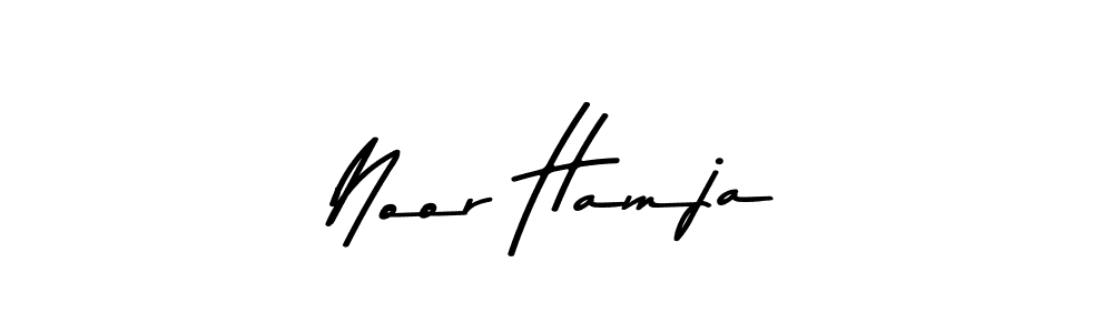 Noor Hamja stylish signature style. Best Handwritten Sign (Asem Kandis PERSONAL USE) for my name. Handwritten Signature Collection Ideas for my name Noor Hamja. Noor Hamja signature style 9 images and pictures png