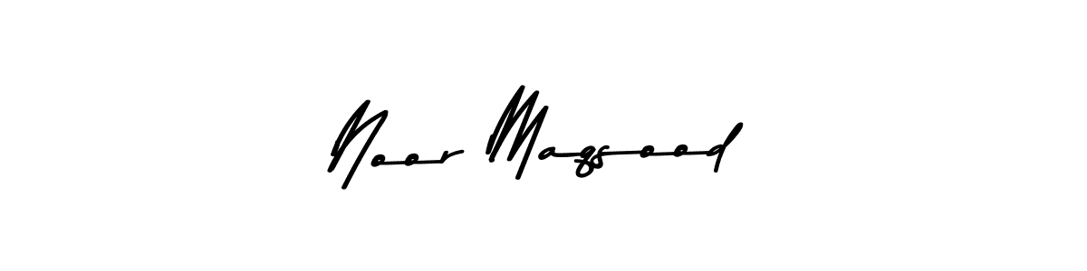 Design your own signature with our free online signature maker. With this signature software, you can create a handwritten (Asem Kandis PERSONAL USE) signature for name Noor Maqsood. Noor Maqsood signature style 9 images and pictures png