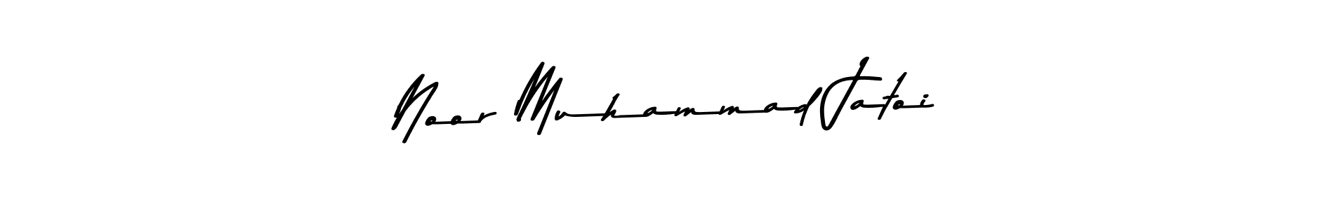 Make a beautiful signature design for name Noor Muhammad Jatoi. With this signature (Asem Kandis PERSONAL USE) style, you can create a handwritten signature for free. Noor Muhammad Jatoi signature style 9 images and pictures png