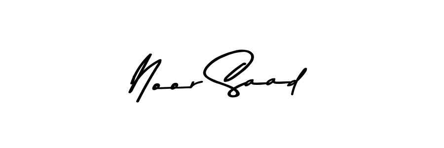 Noor Saad stylish signature style. Best Handwritten Sign (Asem Kandis PERSONAL USE) for my name. Handwritten Signature Collection Ideas for my name Noor Saad. Noor Saad signature style 9 images and pictures png