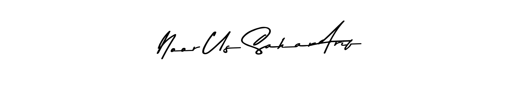Asem Kandis PERSONAL USE is a professional signature style that is perfect for those who want to add a touch of class to their signature. It is also a great choice for those who want to make their signature more unique. Get Noor Us Sahar Arif name to fancy signature for free. Noor Us Sahar Arif signature style 9 images and pictures png