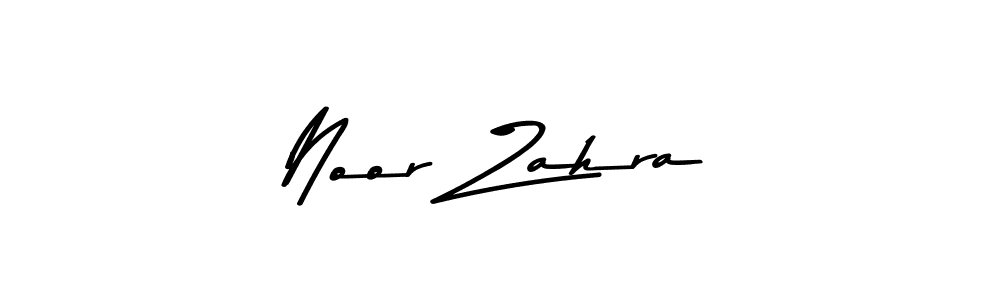 Design your own signature with our free online signature maker. With this signature software, you can create a handwritten (Asem Kandis PERSONAL USE) signature for name Noor Zahra. Noor Zahra signature style 9 images and pictures png