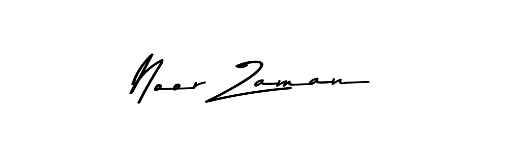 How to make Noor Zaman name signature. Use Asem Kandis PERSONAL USE style for creating short signs online. This is the latest handwritten sign. Noor Zaman signature style 9 images and pictures png
