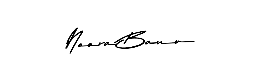 How to make Noora Banu name signature. Use Asem Kandis PERSONAL USE style for creating short signs online. This is the latest handwritten sign. Noora Banu signature style 9 images and pictures png